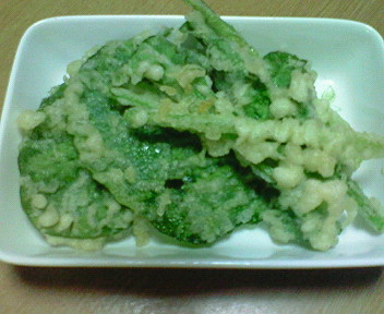小松菜の天ぷら