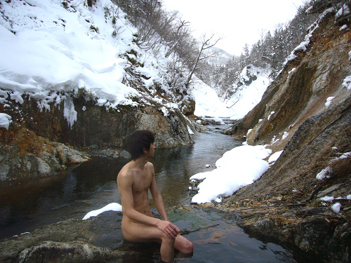 雪の薫別温泉