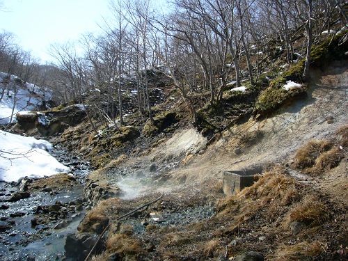 落沢川の湯