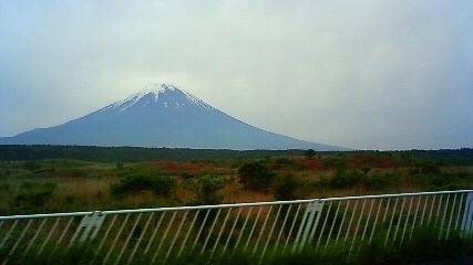 上九一色村からの富士山