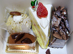ケーキ4種