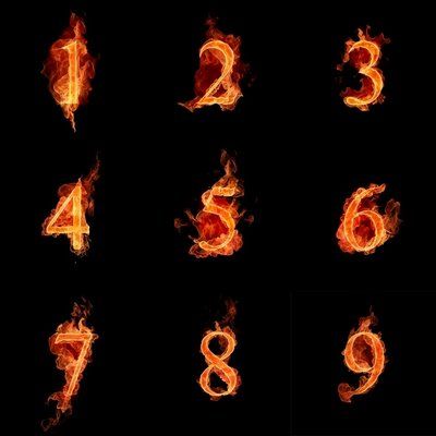 Fire_Numbers_Brushes_by_myszka011