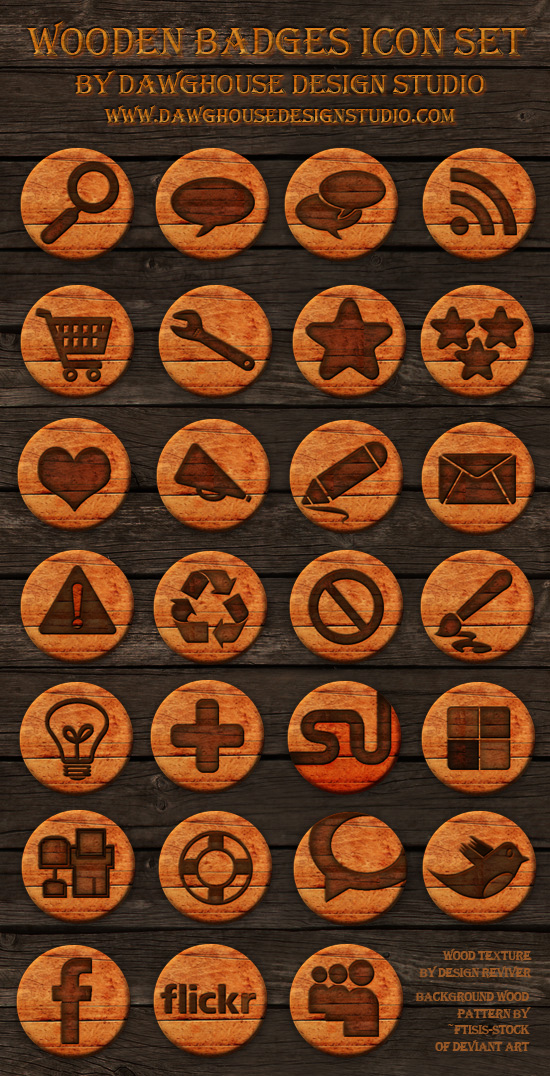 Wooden-Badges-Icons-Dawghouse