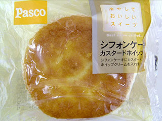 シフォンケーキ　カスタードホイップ　敷島製パン