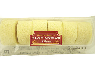 ホイップロール（マロン入り）　敷島製パン