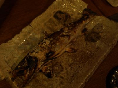 7岩魚塩焼き