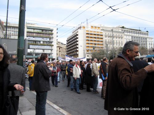 Demonstration in Syntagma Square