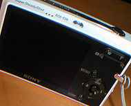 ソニーデジタルカメラDSC-20の液晶