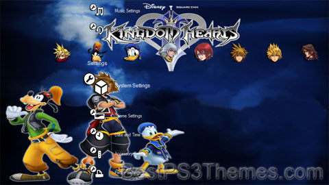 Ps3 カスタムテーマ 壁紙 Kingdom Hearts キングダムハーツ Ps4専門店