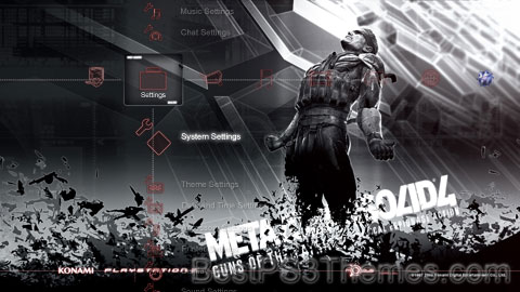 Ps4専門店 Ps3 カスタムテーマ 壁紙 Metal Gear Solid メタルギア