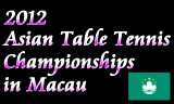 アジア選手権2012　2012年2月23日～3月1日　マカオで開催