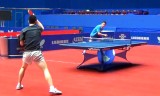 馬龍と許の引き合い練習　世界卓球2012