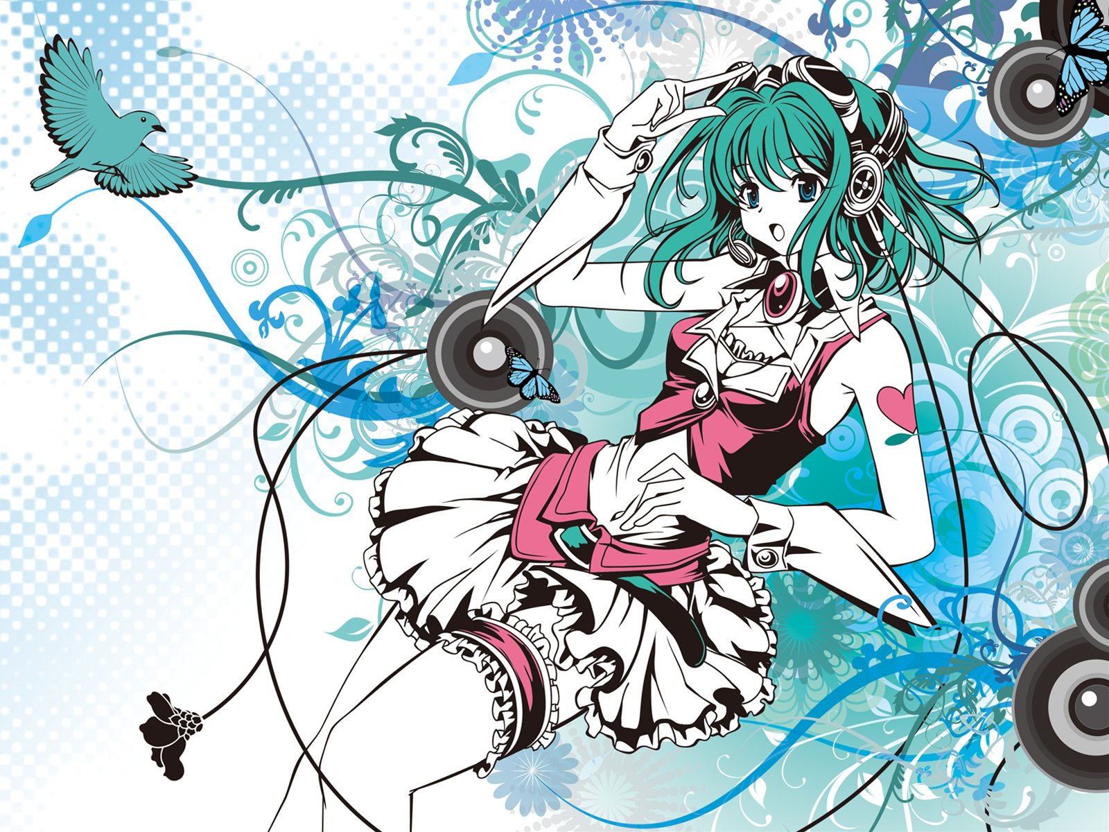 Gumi 壁紙no 13 15 Vocaloid ボーカロイド 壁紙家