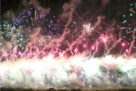 赤川の花火写真