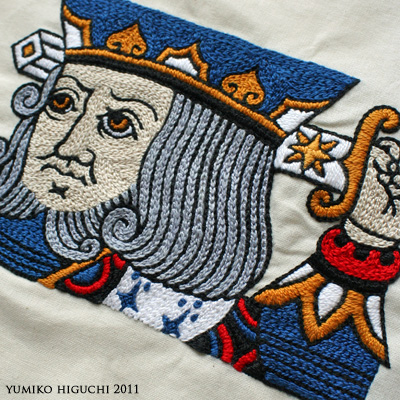 Playing cards embroidery4